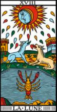 la luna carta tarocchi